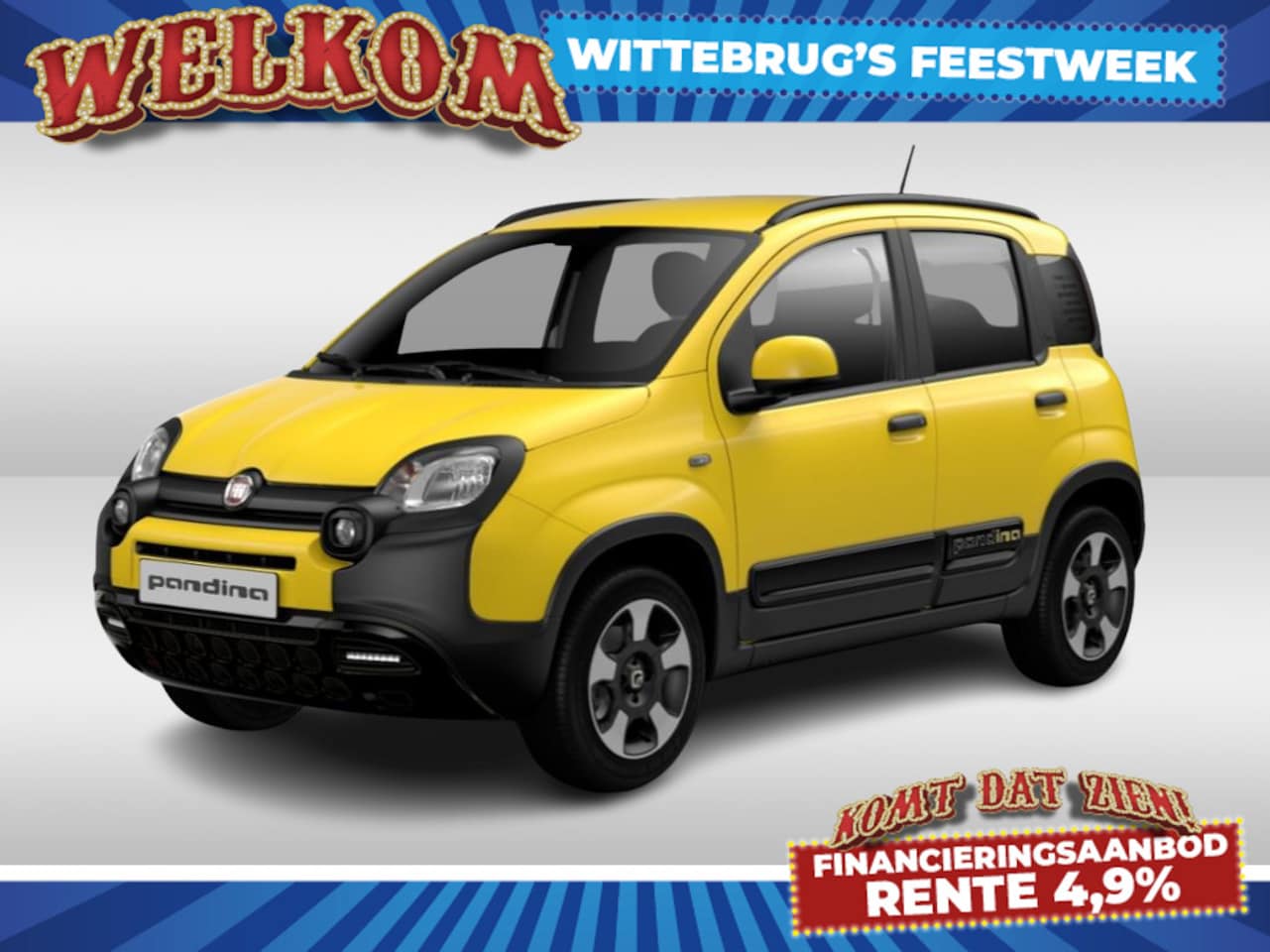 Fiat Panda - 1.0 Hybrid Pandina UIT VOORRAAD LEVERBAAR - DIRECT RIJDEN - AutoWereld.nl