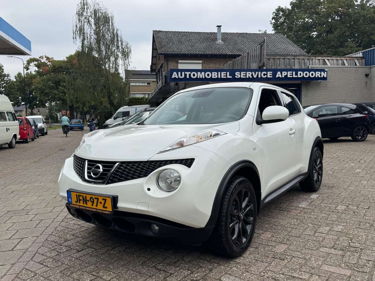 Nissan Juke - 1.6 Business Edition*AUTOMAAT*CLIMA*PDC,CAM*NAVI*STOEL VERW*ÊLLEK PAKKET - AutoWereld.nl