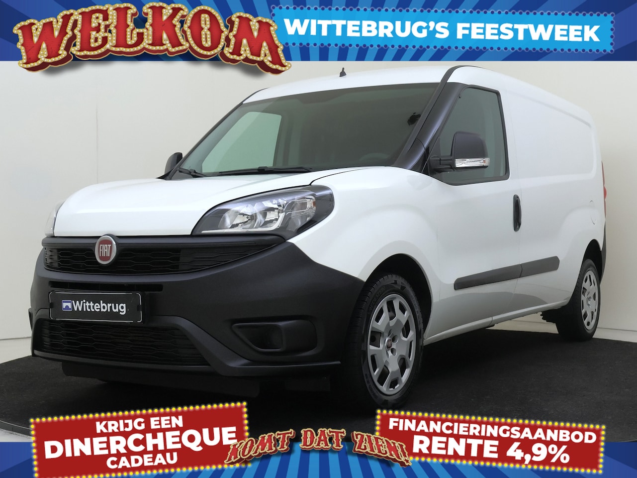 Fiat Doblò Cargo - 1.3 MJ L2H1 Maxi | Airco | Betimmering | Elektrische Ramen - AutoWereld.nl