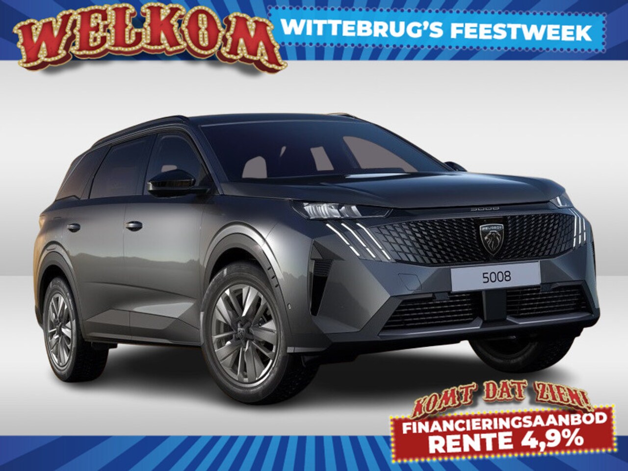 Peugeot 5008 - 1.2 Hybrid 145 Allure DIRECT RIJDEN - 360 VISION - 8 JAAR GARANTIE - AutoWereld.nl