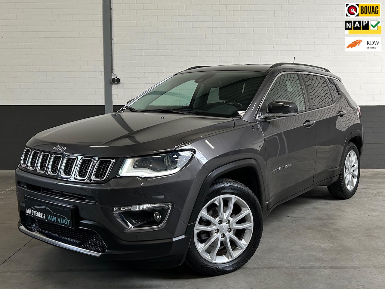 Jeep Compass - 1.3T automaat, 1750 kg trekgewicht, Apple Android, camera, - AutoWereld.nl
