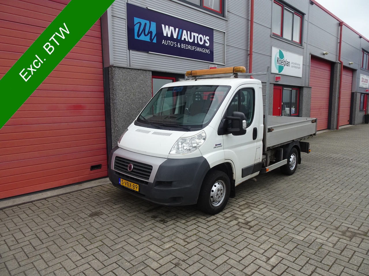 Fiat Ducato - 33 2.2 MultiJet KH1 3 pers achterwaartse kipper 122052 km !!!!!!! - AutoWereld.nl