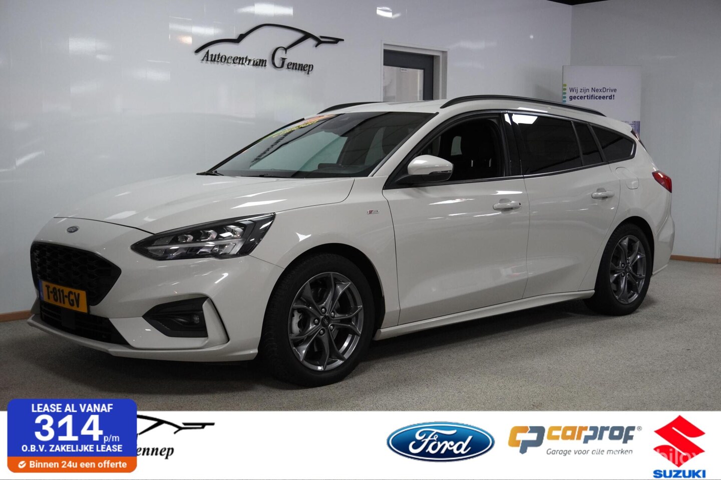 Ford Focus Wagon - 1.0 EcoBoost ST Line Business | Trekhaak | - AutoWereld.nl