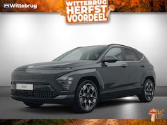 Hyundai Kona Electric - Premium 65.4 kWh Volledig Elektrisch met Navigatie, Lederen bekleding en Stoelverwarming U