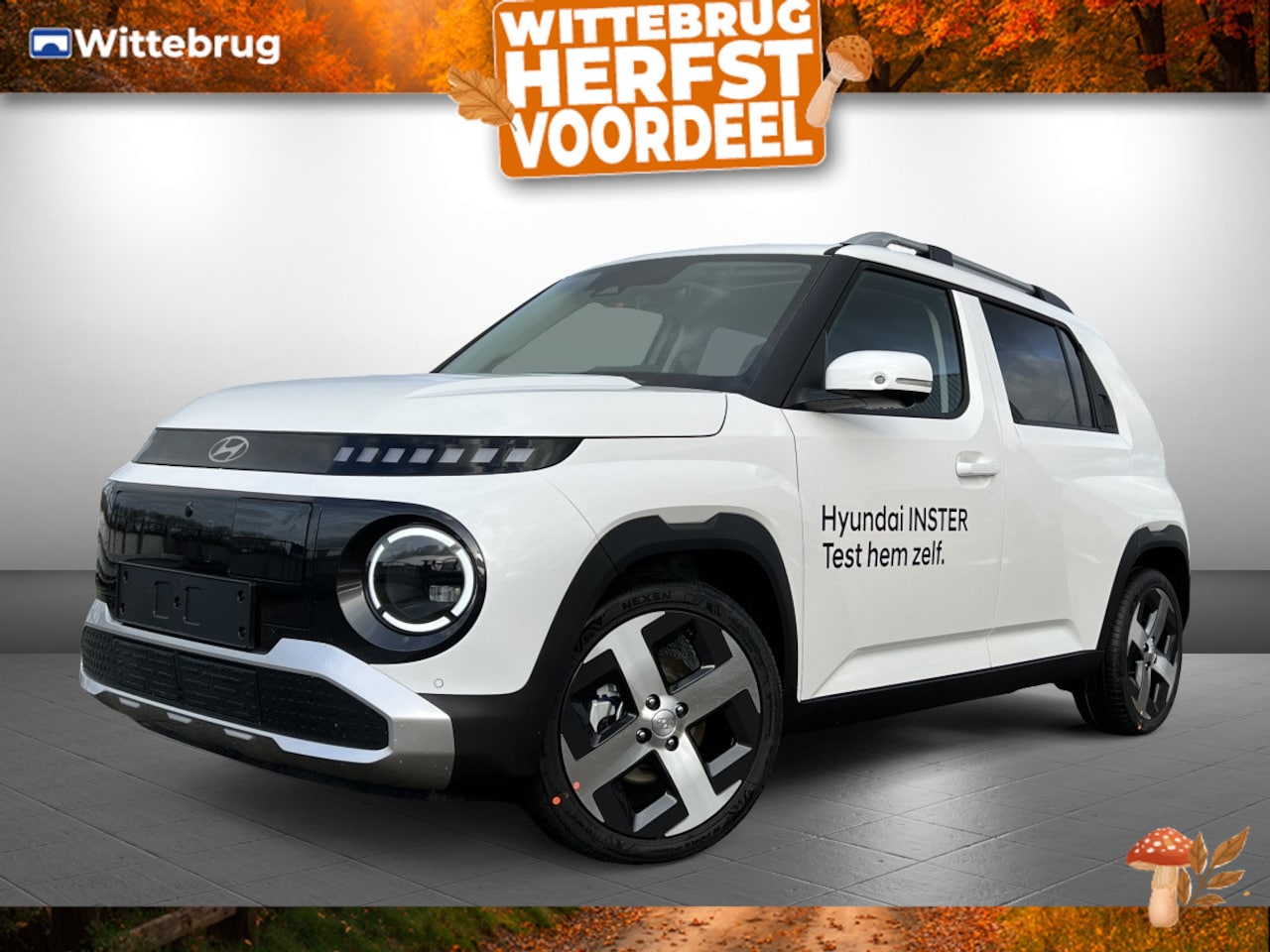 Hyundai Inster - Evolve 49 kWh Volledig Elektrisch met Navigatie, verwarmbare voorstoelen en Camera Uit voo - AutoWereld.nl