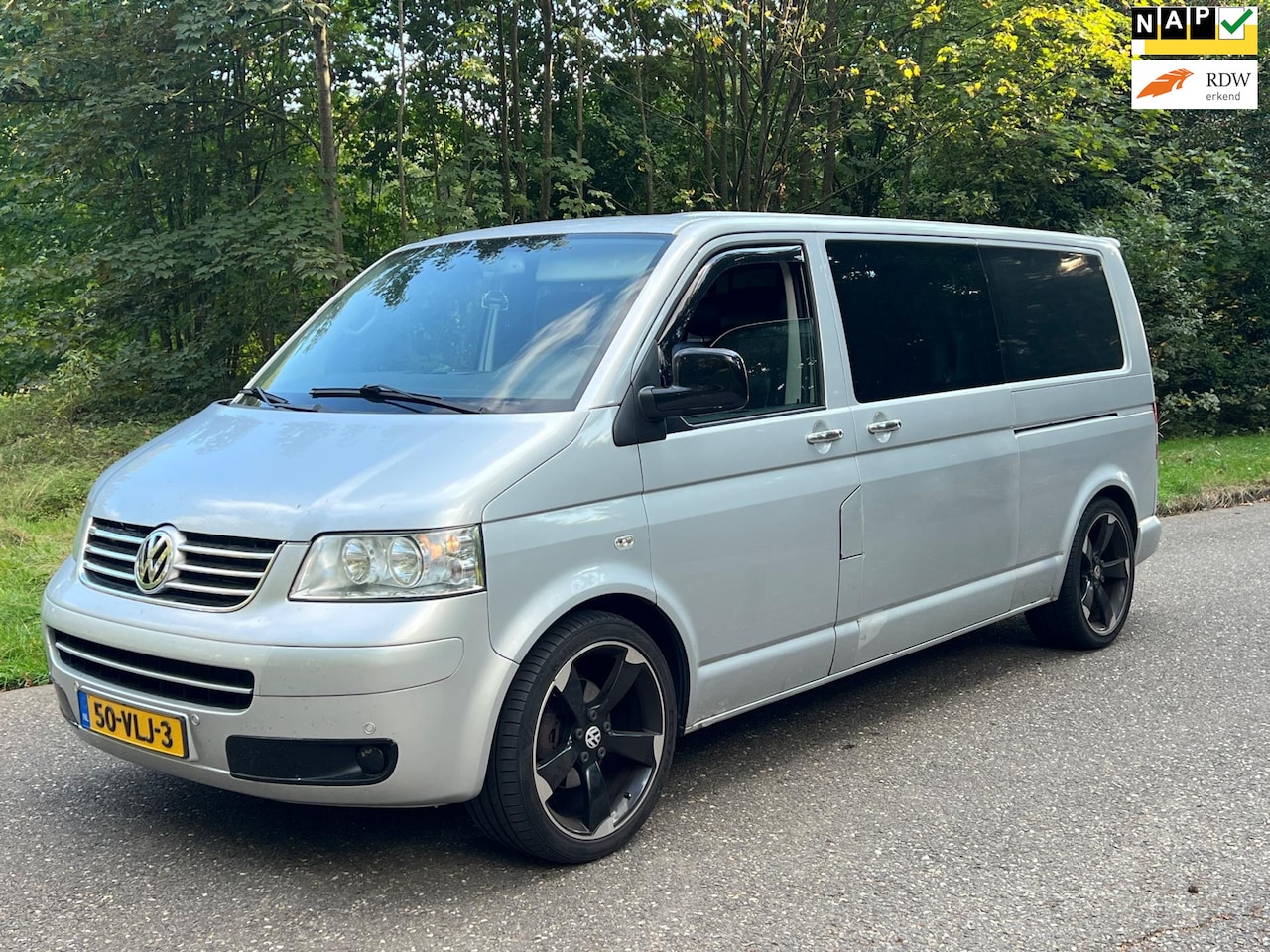 Volkswagen Transporter - 2.5 TDI 340 60TH edition DC 2x Schijfdeur 20 inch Lees adv aub - AutoWereld.nl