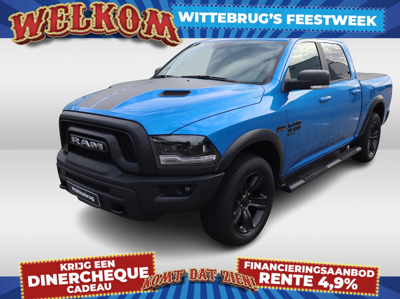 Dodge Ram 1500 - SLT WARLOCK 4WD | Trekhaak | Parkeerhulp | Camera | Verwarming | Zeer nette auto! - AutoWereld.nl