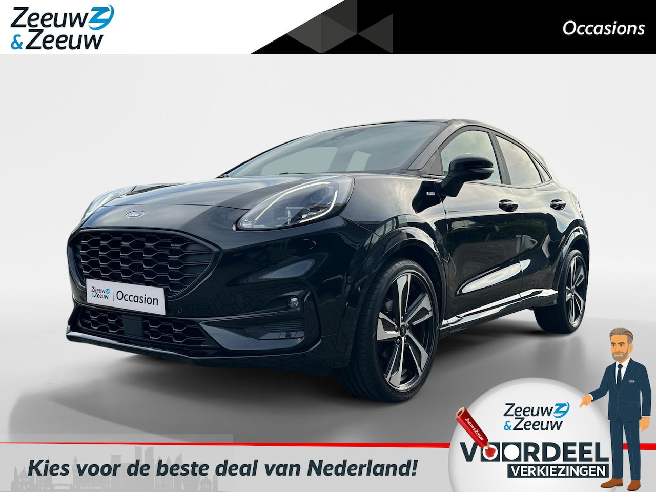 Ford Puma - 1.0 EcoBoost Hybrid ST-Line | Dealer onderhouden | Navigatie | Apple carplay & Android aut - AutoWereld.nl