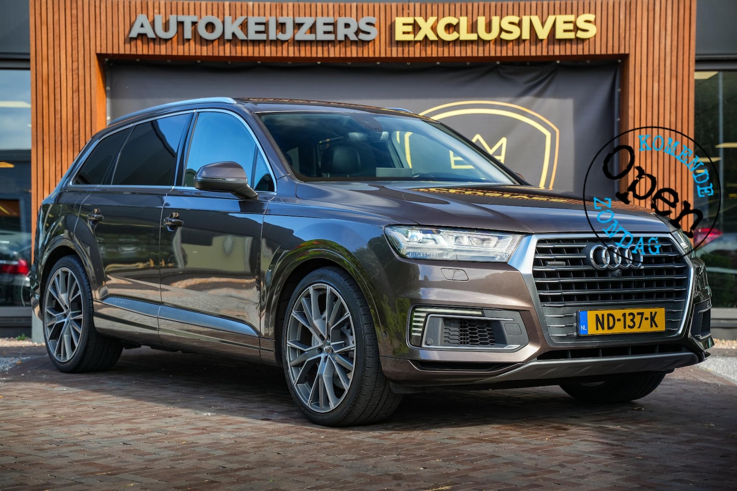 Audi Q7 - 3.0 TDI e-tron quattro Sport Leder 22"L.M. Pano Stuurwielbed. Stoelverw. - AutoWereld.nl