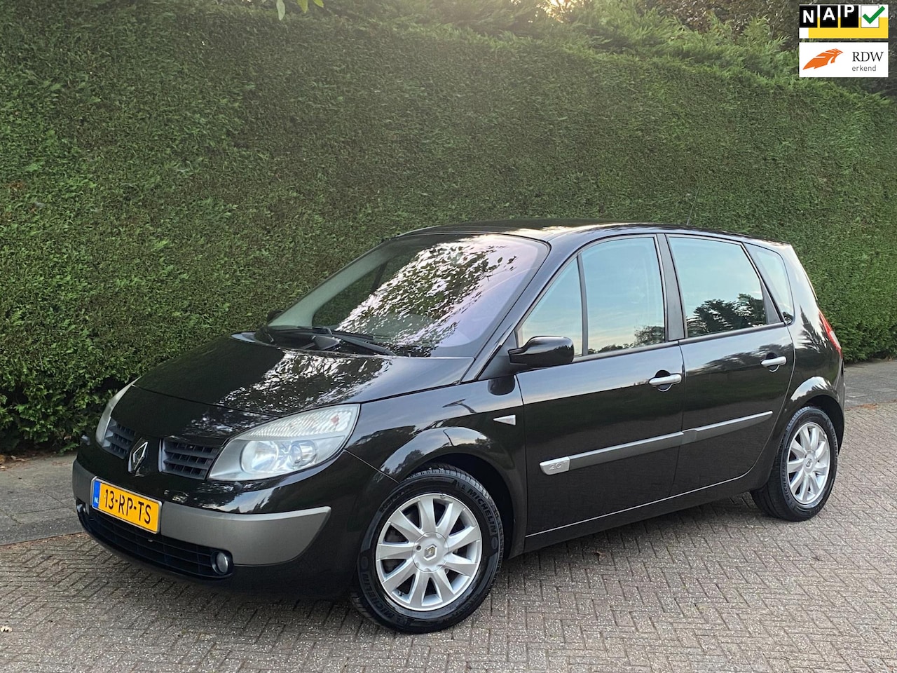 Renault Scénic - 2.0-16V TURBO AIRCO KOUD/PANO/LEER/PDC/163PK! - AutoWereld.nl