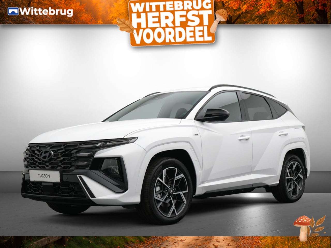 Hyundai Tucson - 1.6 T-GDI PHEV N Line Business Plug-In Hybride Automaat NETTO bijtelling vanaf 296 euro pe - AutoWereld.nl