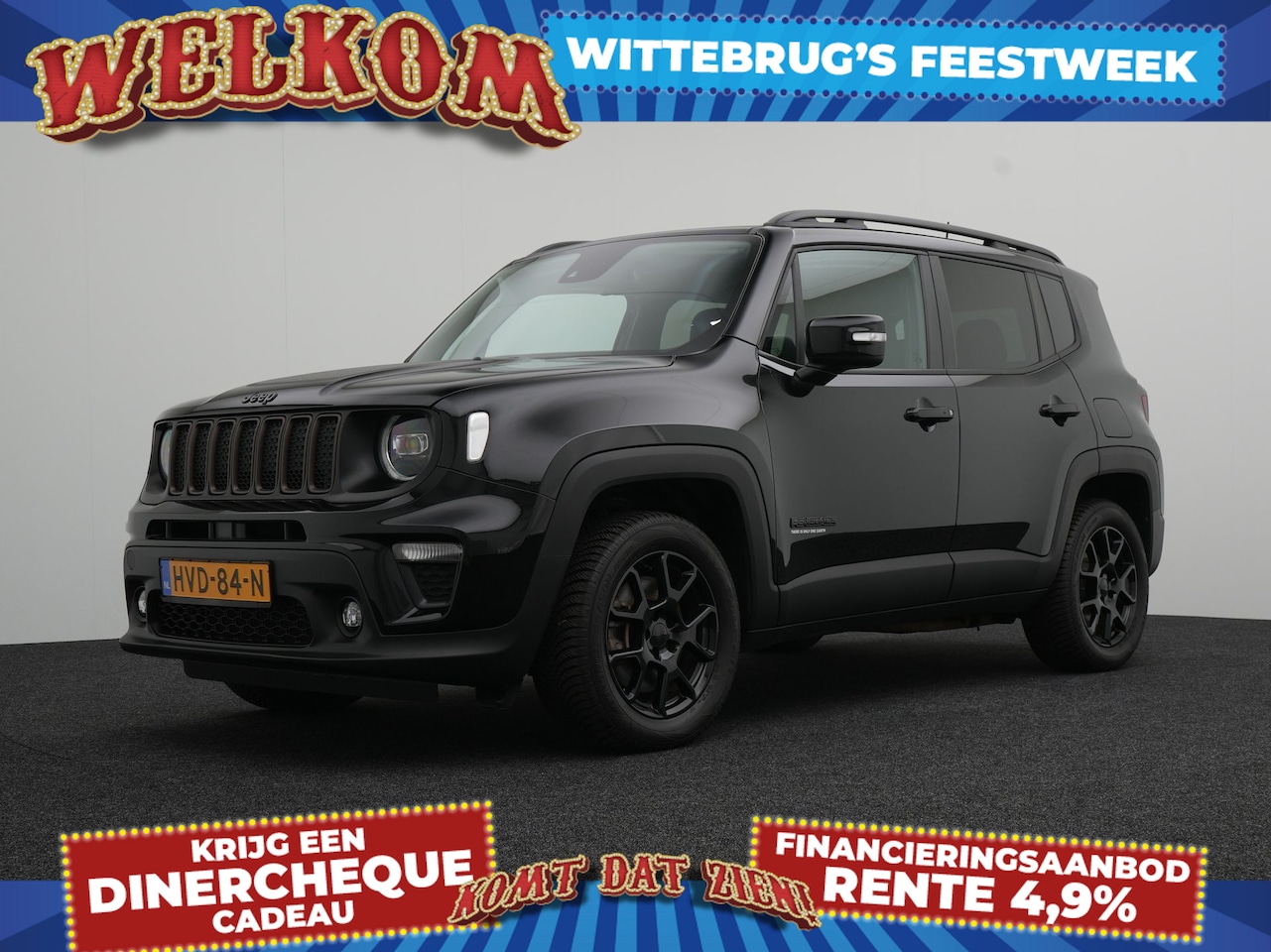 Jeep Renegade - 4xe 240 Plug-in Hybrid Electric Upland GAAF MODEL !! - AutoWereld.nl