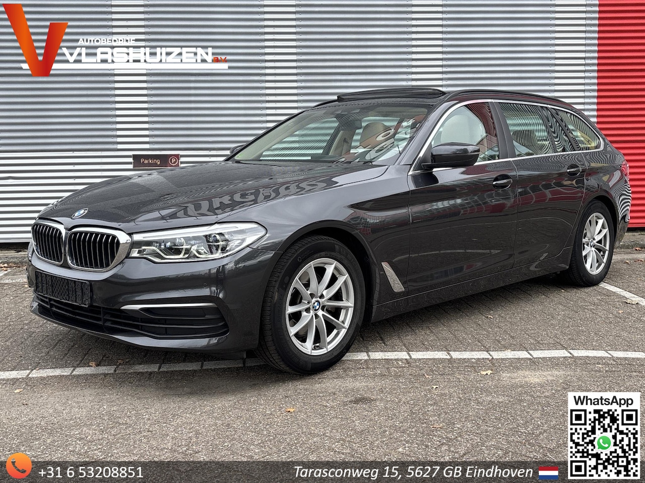 BMW 5-serie Touring - 520i Corporate Lease High Executive | Dakota Leder | Pano | Climate | Cruise | Navi | PDC - AutoWereld.nl