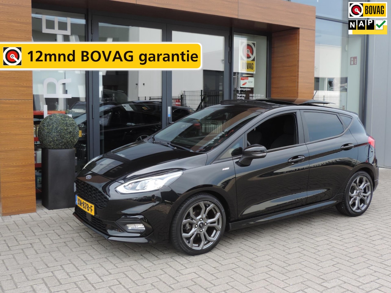 Ford Fiesta - 1.0-T ST-Line 77.000km | Panoramadak | Navi | ECC | Winterpack | CarPlay | 17” | Cruise co - AutoWereld.nl