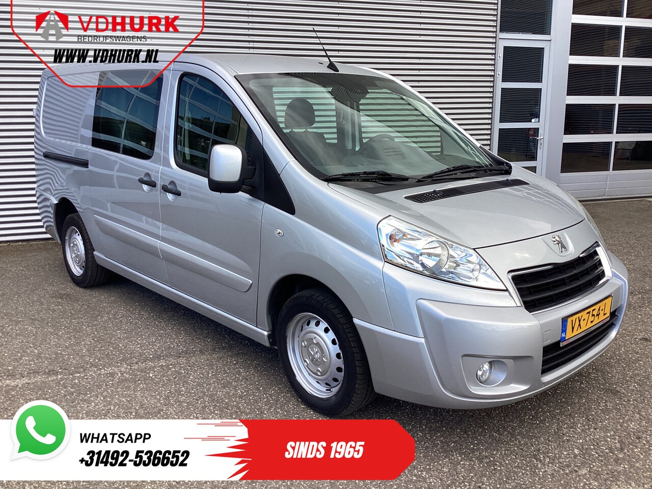 Peugeot Expert - 2.0 HDI 130 pk L2 Dubbel Cabine DC EXPORT Airco/ Cruise/ Navi/ PDC/ Trekhaak - AutoWereld.nl