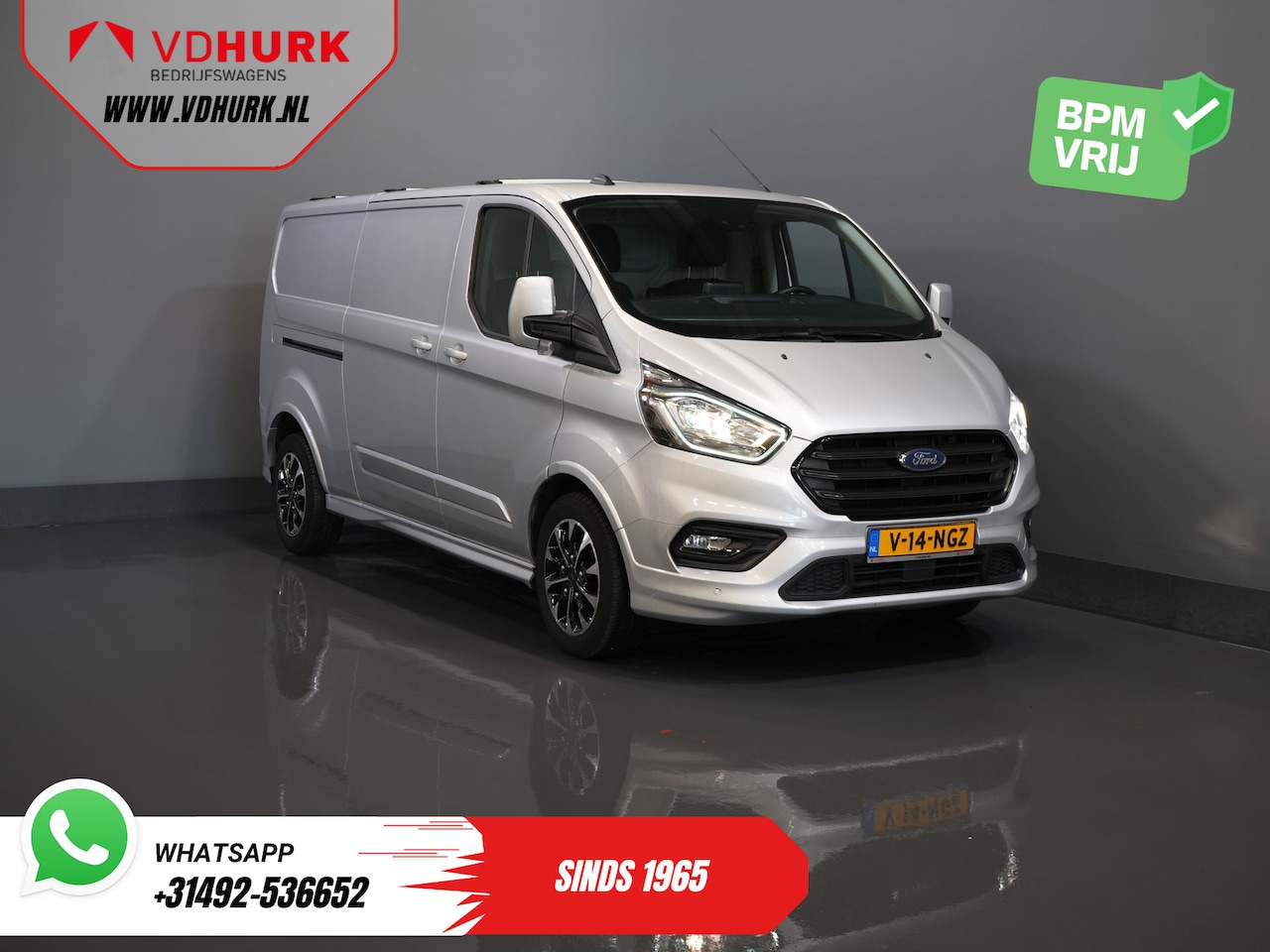 Ford Transit Custom - 320 2.0 TDCI 170 pk L2 Aut. Limited BPM VRIJ! 2xSchuifdeur/ Stoelverw./ Carplay/ Camera/ L - AutoWereld.nl
