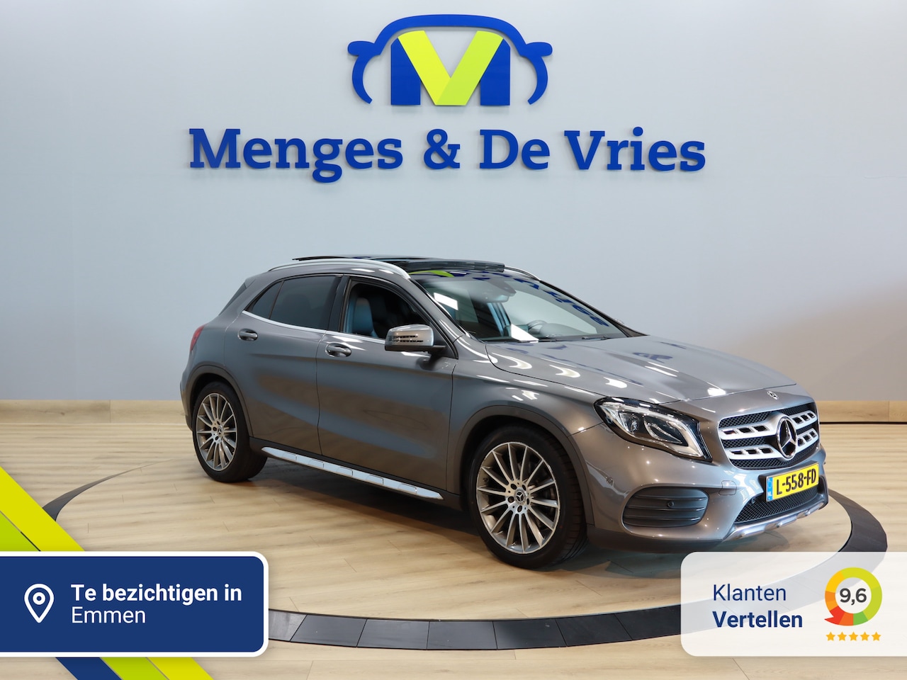 Mercedes-Benz GLA-Klasse - 250 Premium Plus AMG Airco ECC | Panorama | Cruise Control | LED | Stoel Verwarming | Isof - AutoWereld.nl