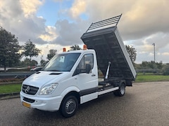 Mercedes-Benz Sprinter - 516NGT BENZINE/CNG GAS 3 Zijdige Kipper Automaat Trekhaak MARGE