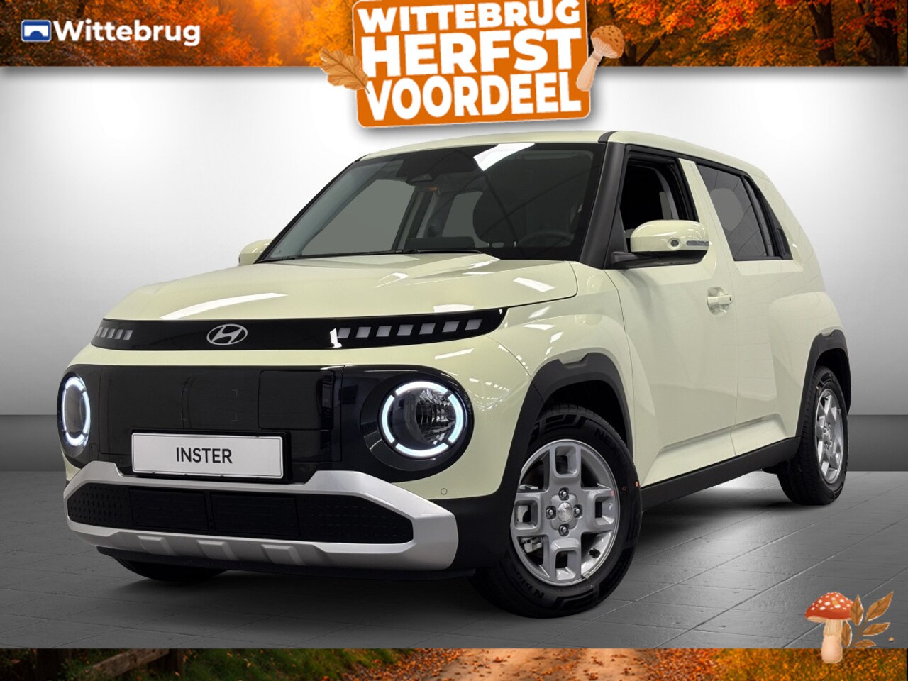 Hyundai Inster - Pulse 49 kWh Volledig Elektrisch automaat met Navigatie en Lichtmetalen velgen Uit voorraa - AutoWereld.nl