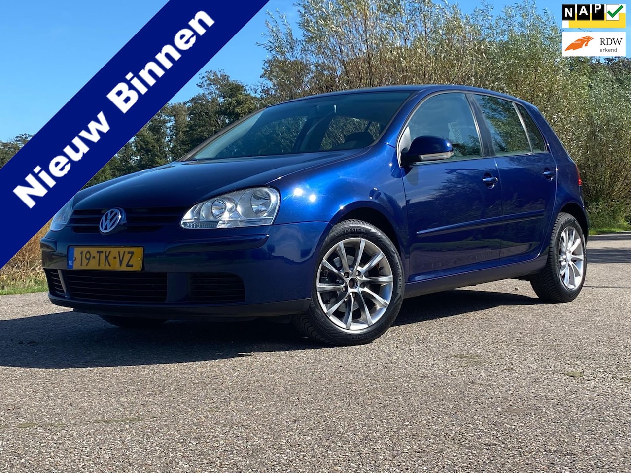 Volkswagen Golf - 1.6 FSI Optive 5DRS Airco NAP 116PK Goed Onderhouden - AutoWereld.nl