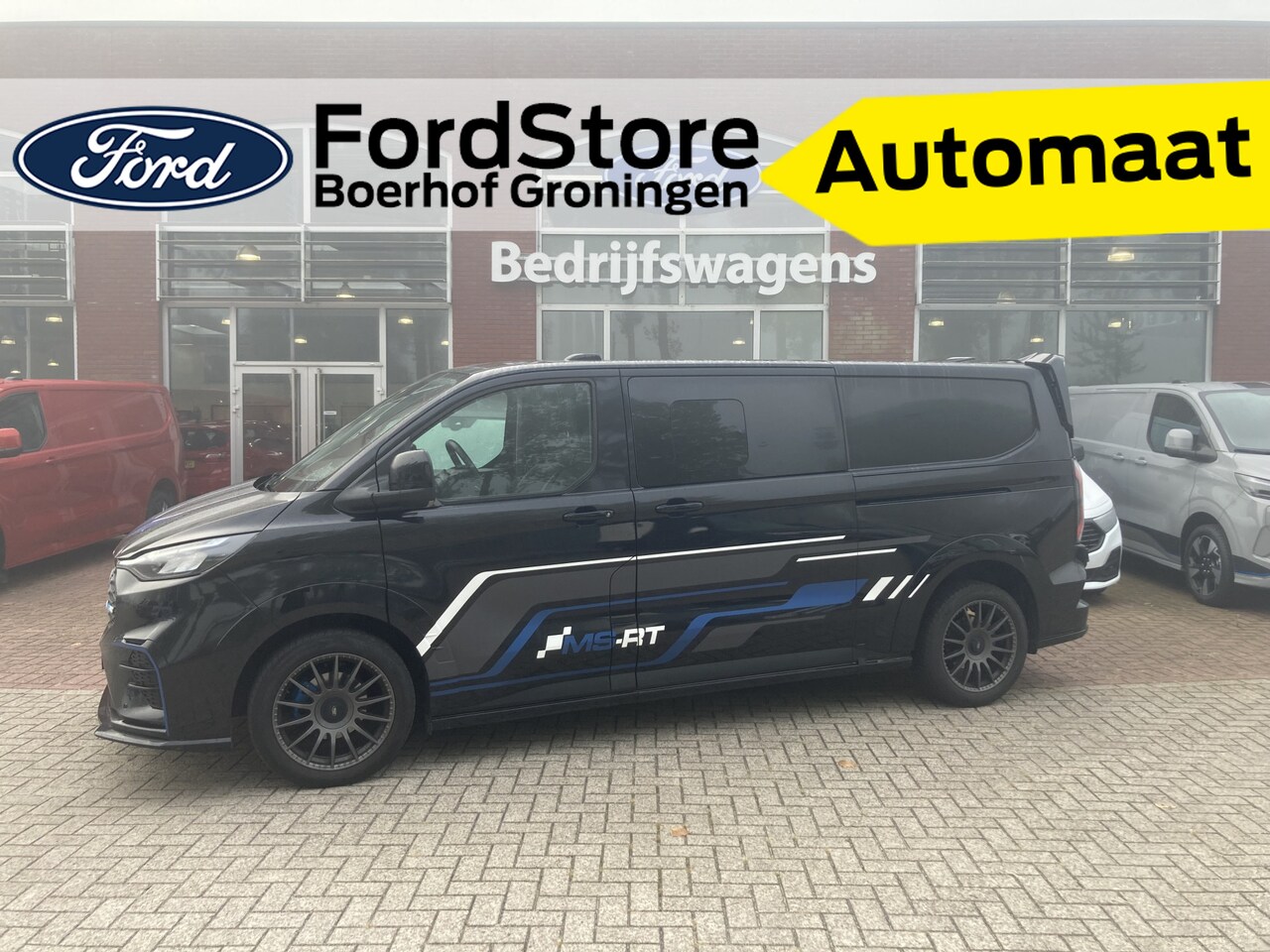 Ford Transit Custom - 320 2.0 TDCI L2H1 MS-RT DC AWD | Trekhaak | Stoel- en stuurverwarming | Navigatie | - AutoWereld.nl
