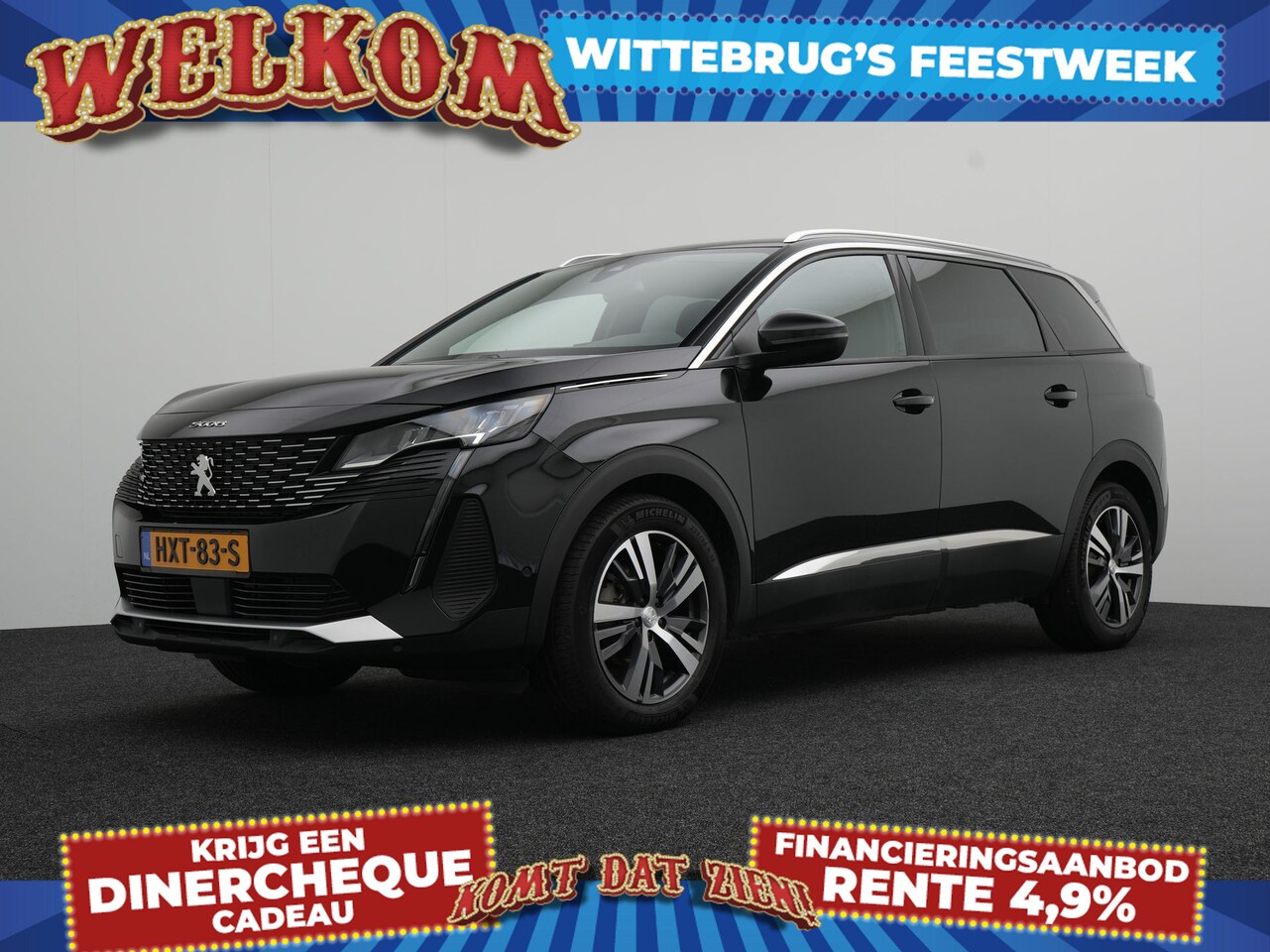 Peugeot 5008 - 1.2 Hybrid Allure Pack Business 7 PERSOONS//Vele opties/Dealergarantie - AutoWereld.nl