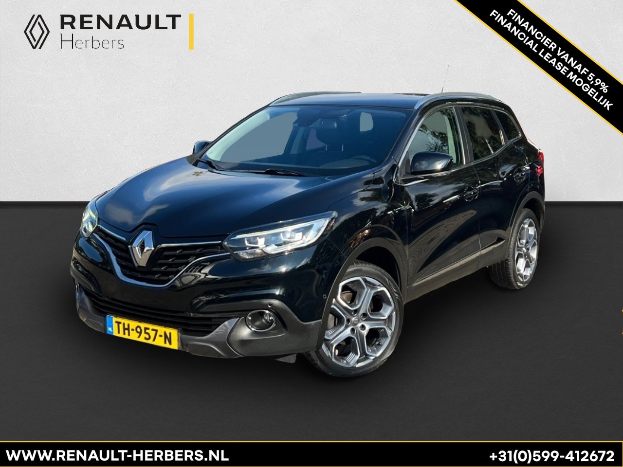 Renault Kadjar - 1.2 TCe Bose LEER / CAMERA / 19 INCH / TREKHAAK - AutoWereld.nl