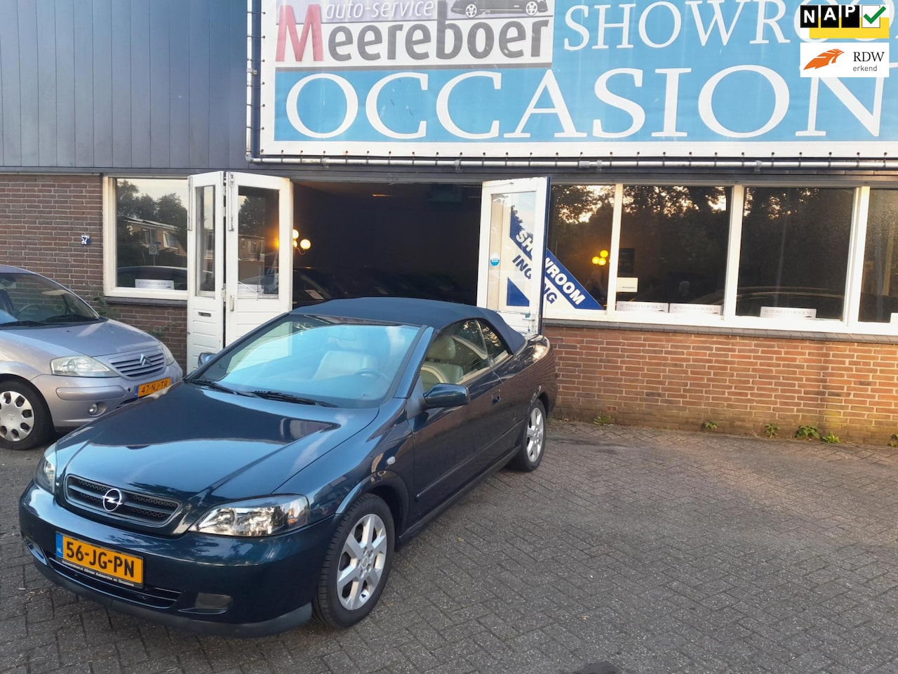 Opel Astra Cabriolet - 1.8-16V NIEUW DAK, ZEER NETJES! BERTONE - AutoWereld.nl