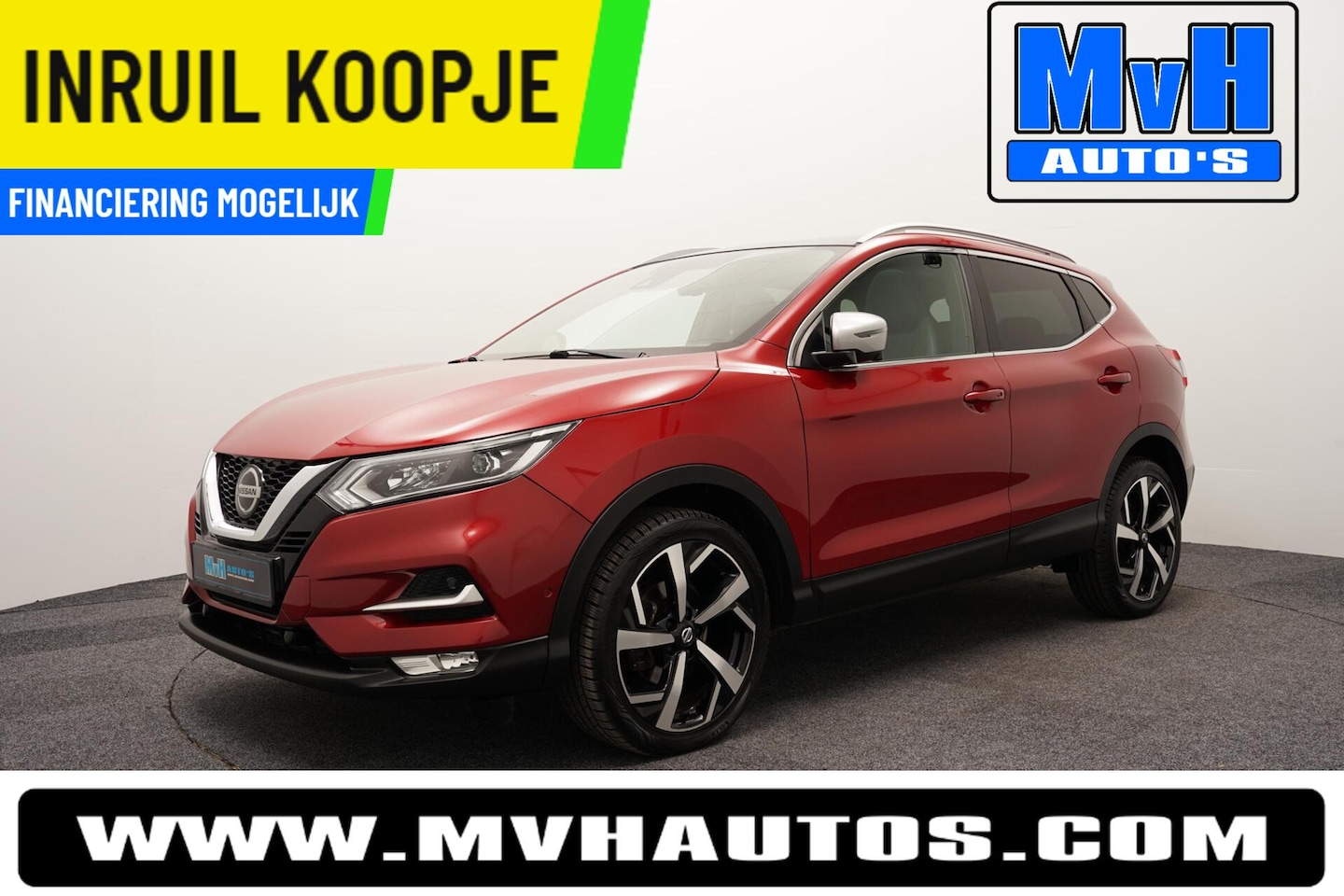Nissan Qashqai - 1.2 Tekna +|LUXE!|PANO|CAMERA|LED|LEER|TREKH - AutoWereld.nl
