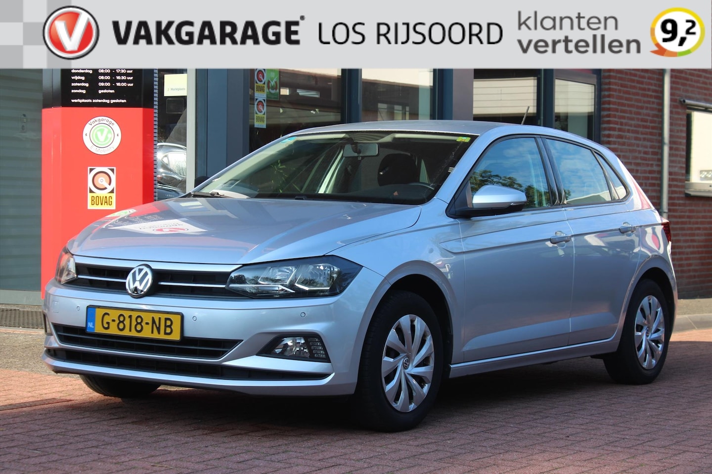Volkswagen Polo - 1.0 TSI *Comfortline* | Carplay | Adaptive Cruise & Climate Control | PDC | Navigatie | Bl - AutoWereld.nl