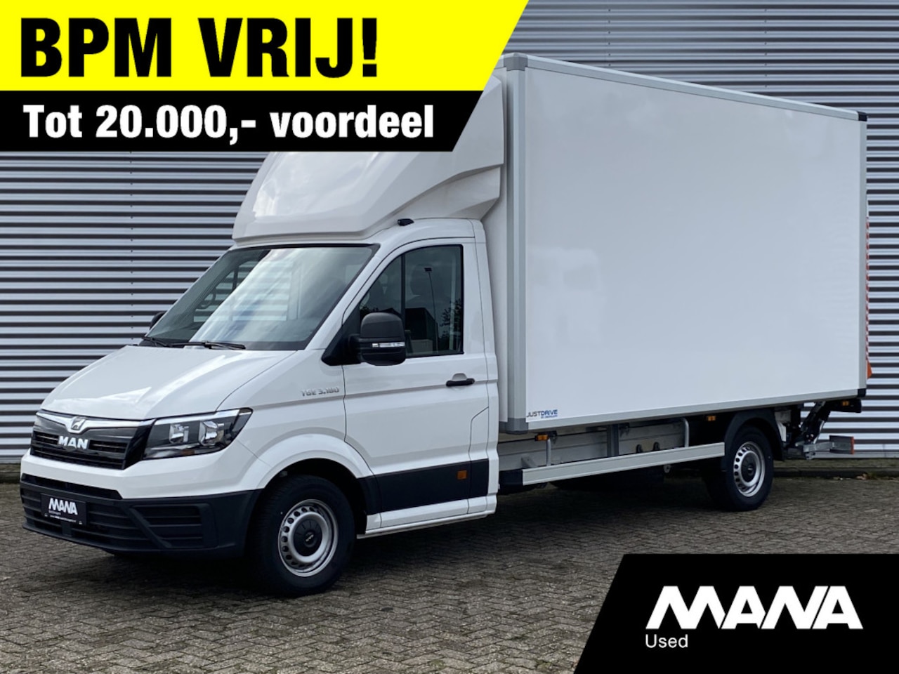 MAN TGE - WORDT VERWACHT 3.140 Bakwagen NIEUW Dhollande laadklep Nieuw model - AutoWereld.nl