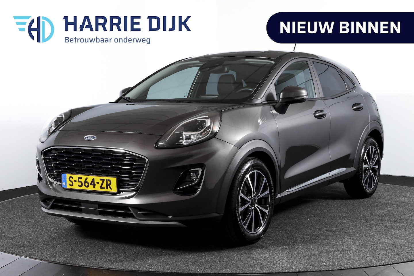 Ford Puma - 1.0 EcoBoost Hybrid Titanium | Cruise | Stoel-+Stuur-+Voorruitverw. | Massage | PDC | NAV - AutoWereld.nl