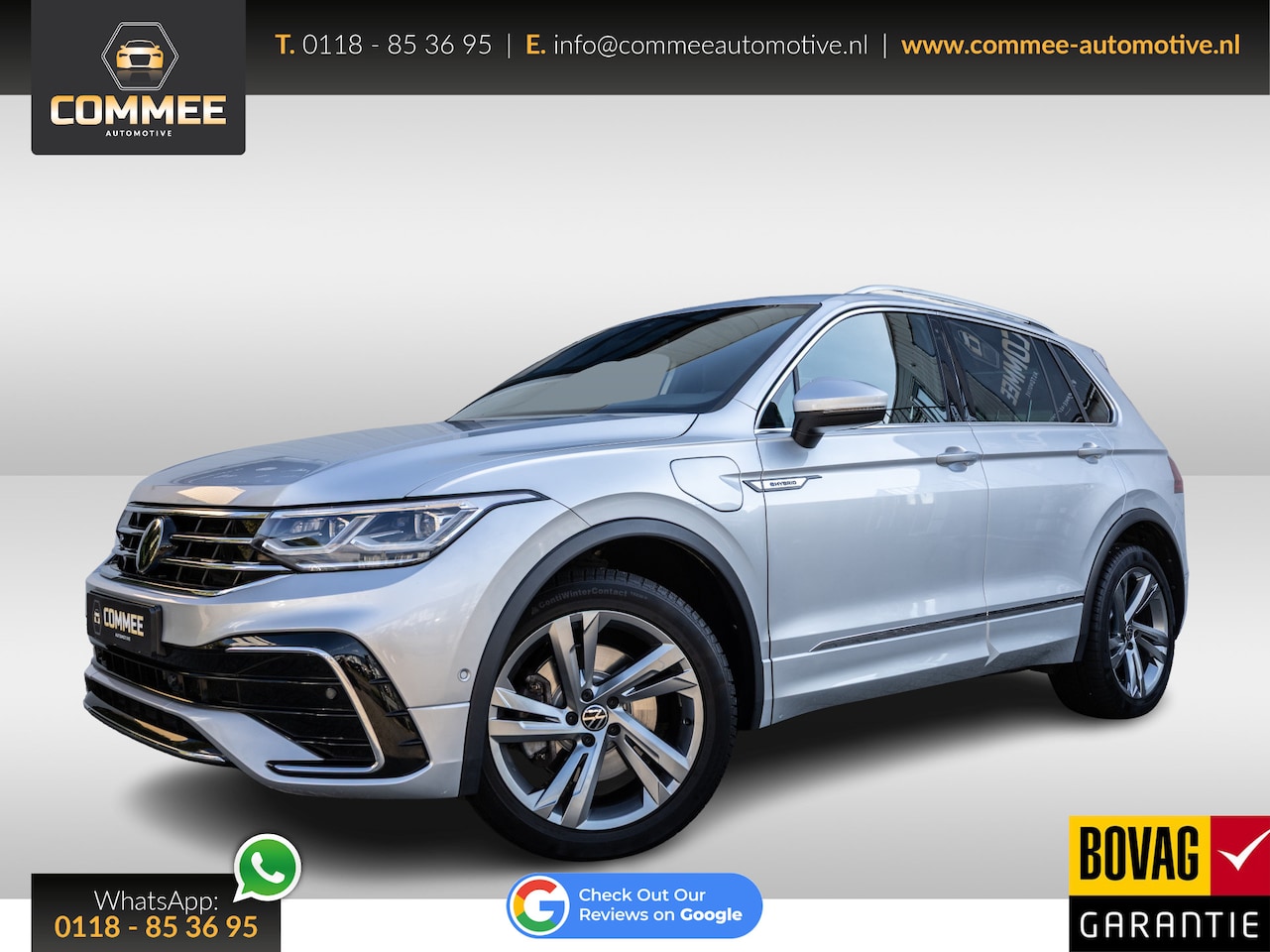 Volkswagen Tiguan - 1.4 TSI eHybrid 2x R-Line Business+ ✅PANO✅Matrix✅ACC✅CAM - AutoWereld.nl