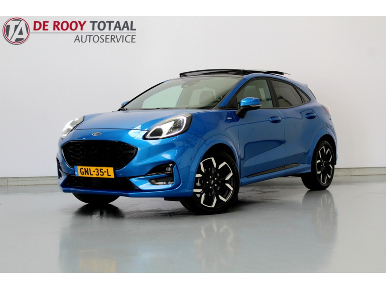 Ford Puma - 1.0 EcoBoost Hybrid 1.0 EcoBoost Hybrid 155PK, PANORAMADAK | AUTOMAAT | DEELS LEER | LED | STOEL/STUUR/RUITVER - AutoWereld.nl
