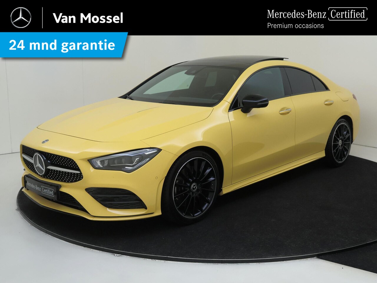 Mercedes-Benz CLA-Klasse - 250 Premium Plus Panoramadak / Memory Seats / Parkeercamera / Trekhaak / 19'' Multispaak - AutoWereld.nl