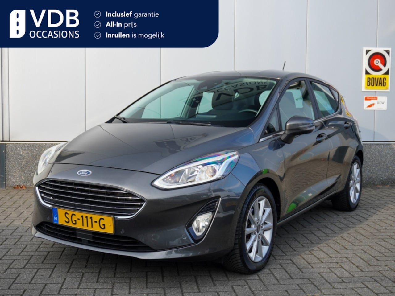 Ford Fiesta - 1.0 EcoB. Titanium CarPlay | Camera | Stoel&Stuur verwarm.| B&O - AutoWereld.nl
