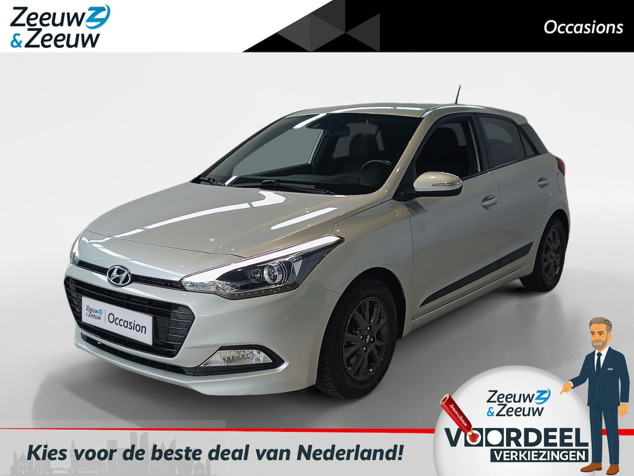 Hyundai i20 - 1.0 T-GDI Black Edition *Navigatie*Camera achter*Bluetooth*Lichtmetalenwielen*electrische - AutoWereld.nl