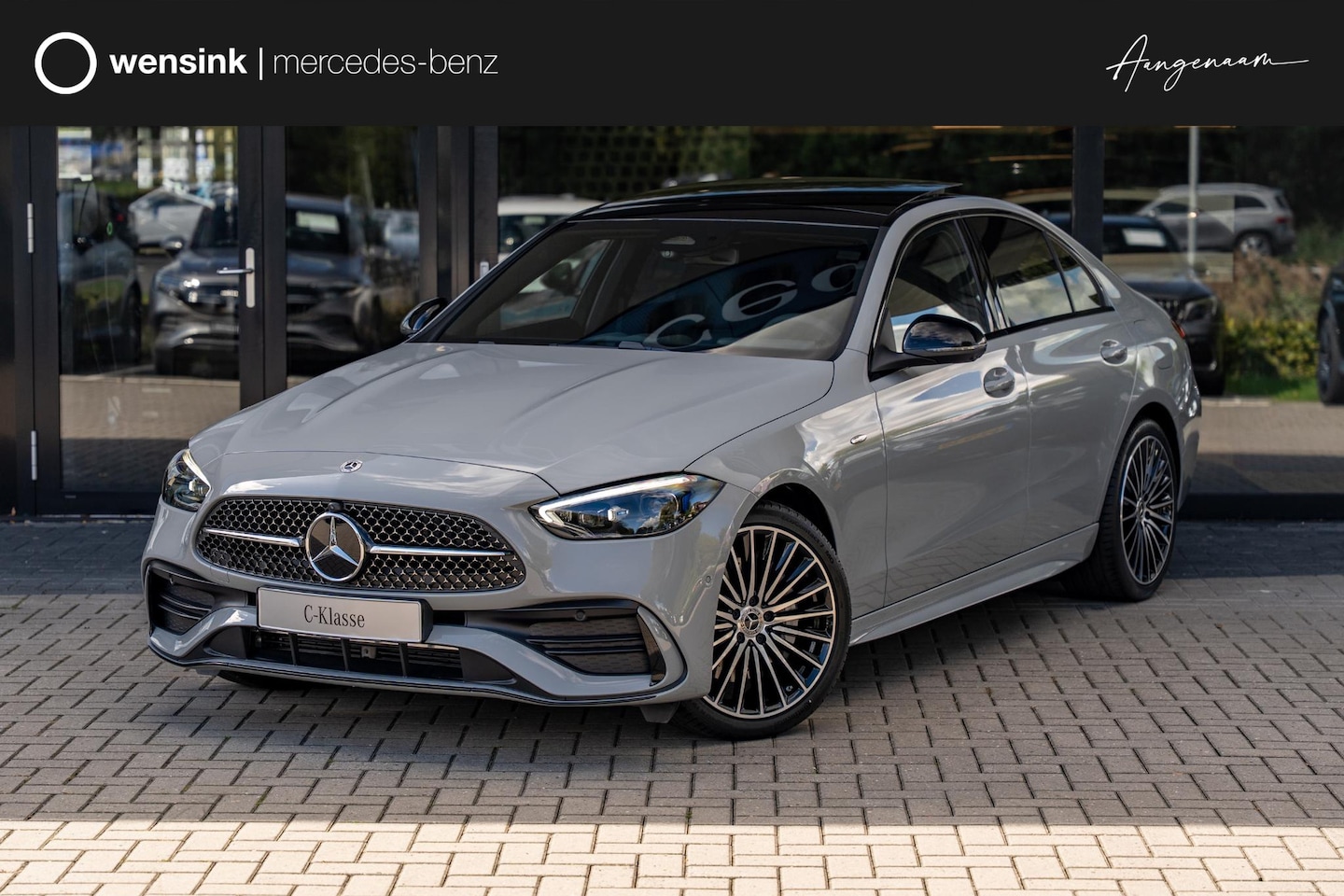 Mercedes-Benz C-klasse - 300e Business Solution AMG | Panoramaschuifdak | Nightpakket | 360°-camera | DIGITAL LIGHT - AutoWereld.nl
