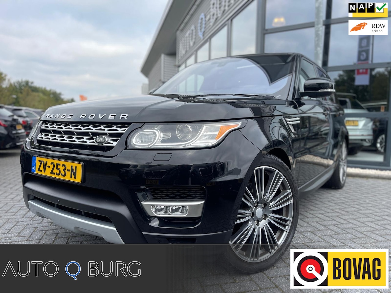 Land Rover Range Rover Sport - 3.0 V6 Supercharged Dynamic|7 Persoons |Luchtvering| Pano| Head Up| 360* Cam|Vol onderh|fu - AutoWereld.nl
