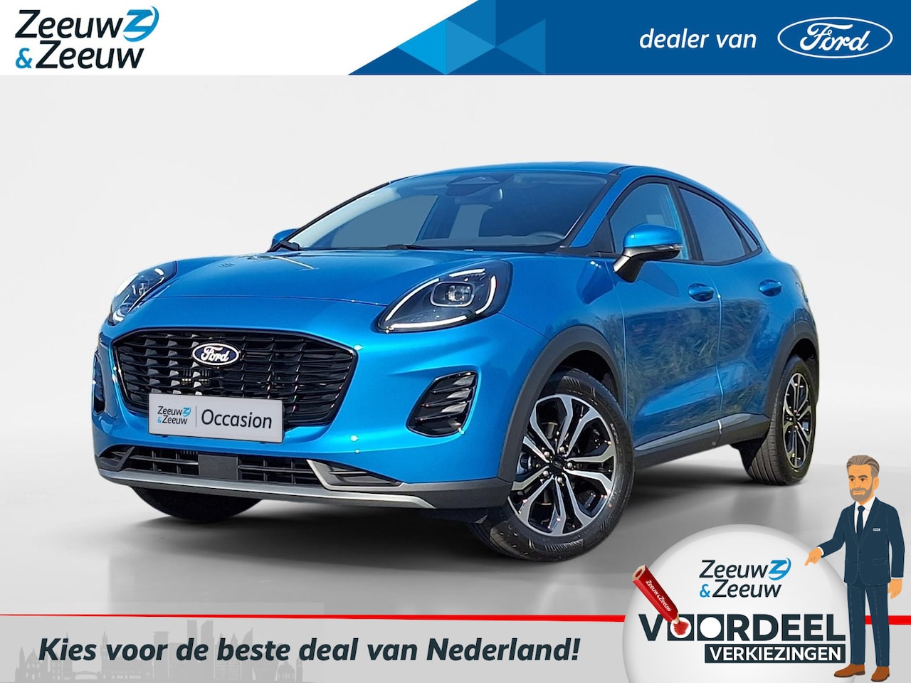 Ford Puma - 1.0 EcoBoost Hybrid Titanium | Winterpack | Comfortpack | El. Achterklep | Camera | Naviga - AutoWereld.nl