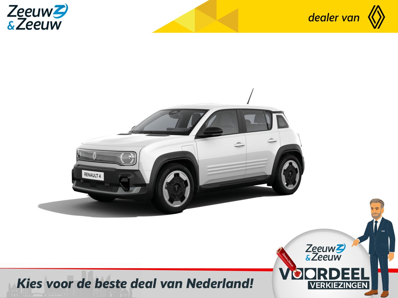 Renault 4 - Evolution Urban Range | Profiteer nu van €1000,- orderpremie | 300KM Actieradius | Nu in d - AutoWereld.nl