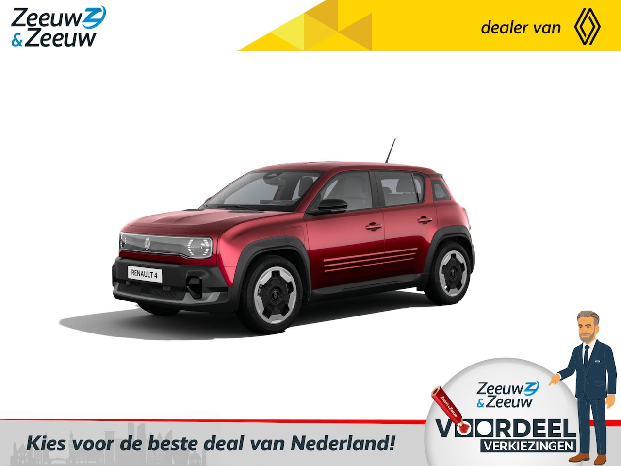 Renault 4 - Evolution Urban Range | Profiteer nu van €1000,- orderpremie | 300KM Actieradius | Nu in d - AutoWereld.nl