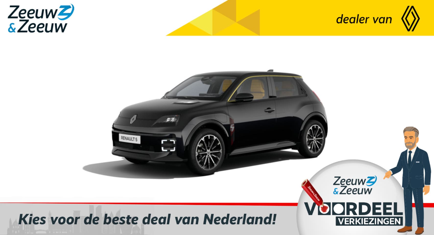 Renault 5 - Comfort Range Iconic cinq * De nieuwe Renault 5 * Auto van het Jaar 2025 * Nu met € 1.000, - AutoWereld.nl