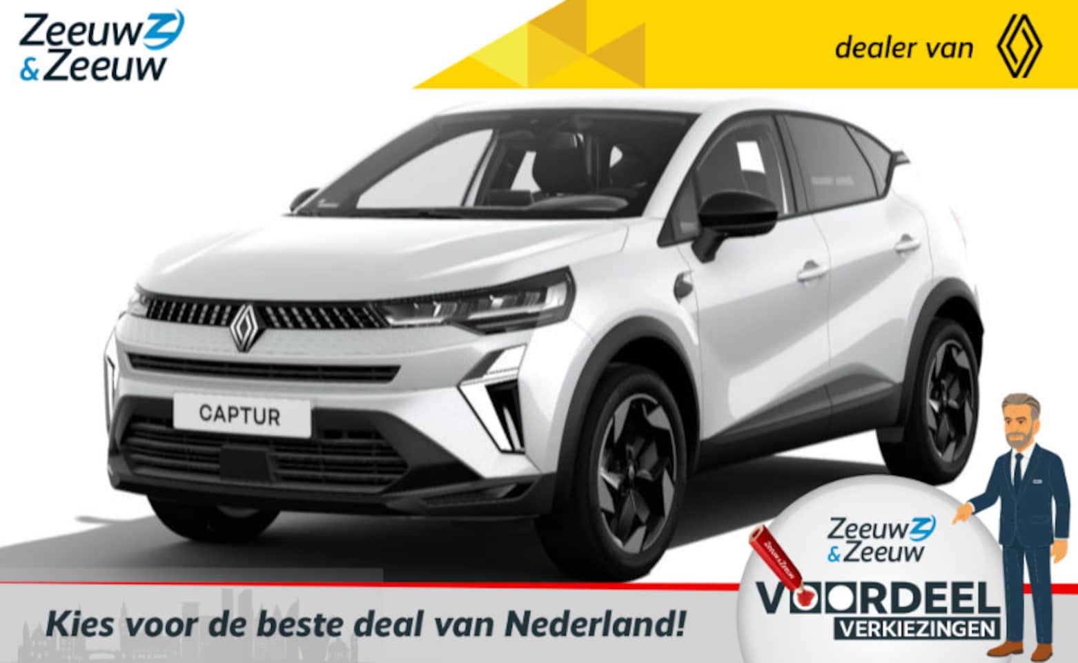 Renault Captur - 1.0 TCe 90 techno * € 2.000,- VOORRAAD VOORDEEL * Zeeuw & Zeeuw Renault Naaldwijk * BEL: 0 - AutoWereld.nl