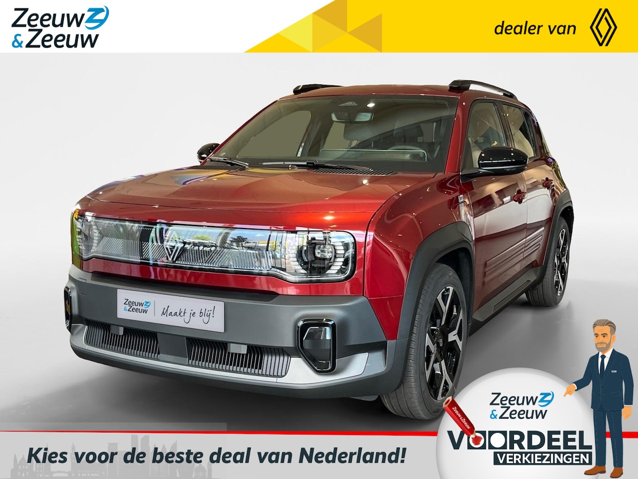 Renault 4 - comfort range techno 52 kWh Op voorraad bij Zeeuw & Zeeuw Naaldwijk * € 1.000,- ORDERPREMI - AutoWereld.nl