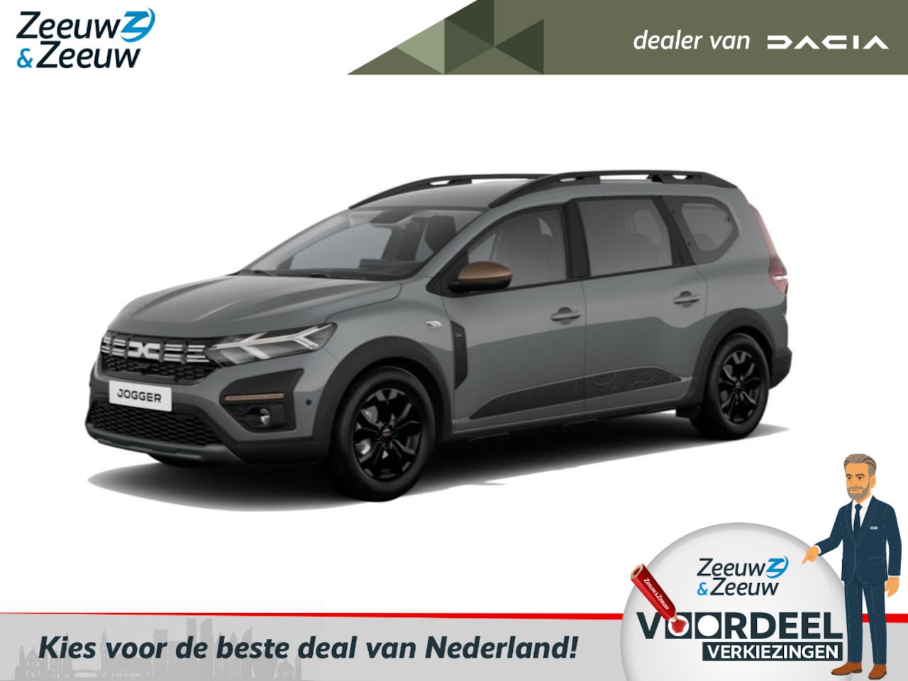 Dacia Jogger - Hybrid 140 Extreme 5p. | Nu snel leverbaar met €500,- Zeeuw & Zeeuw voorraadkorting | Grat - AutoWereld.nl