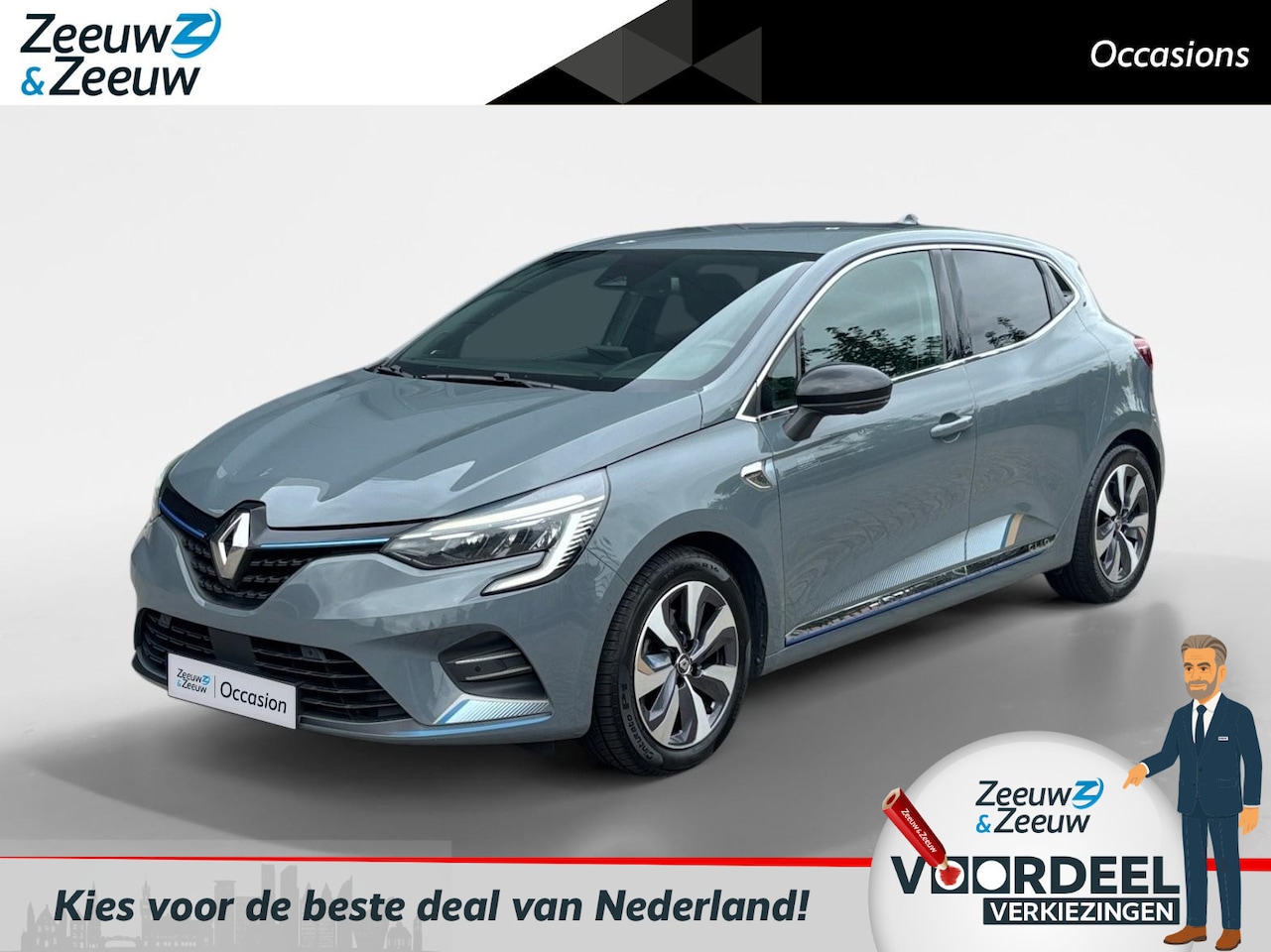 Renault Clio - 140PK E-Tech Hybrid Serie Limitee E-TECH Automaat | 360 Camera | 9,3" Navi | Climate Contr - AutoWereld.nl