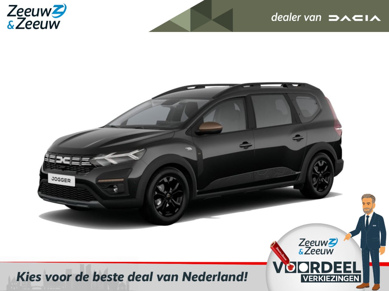Dacia Jogger - Hybrid 140 Extreme 5p. | Nu snel leverbaar met €500,- Zeeuw & Zeeuw voorraadkorting | Grat - AutoWereld.nl