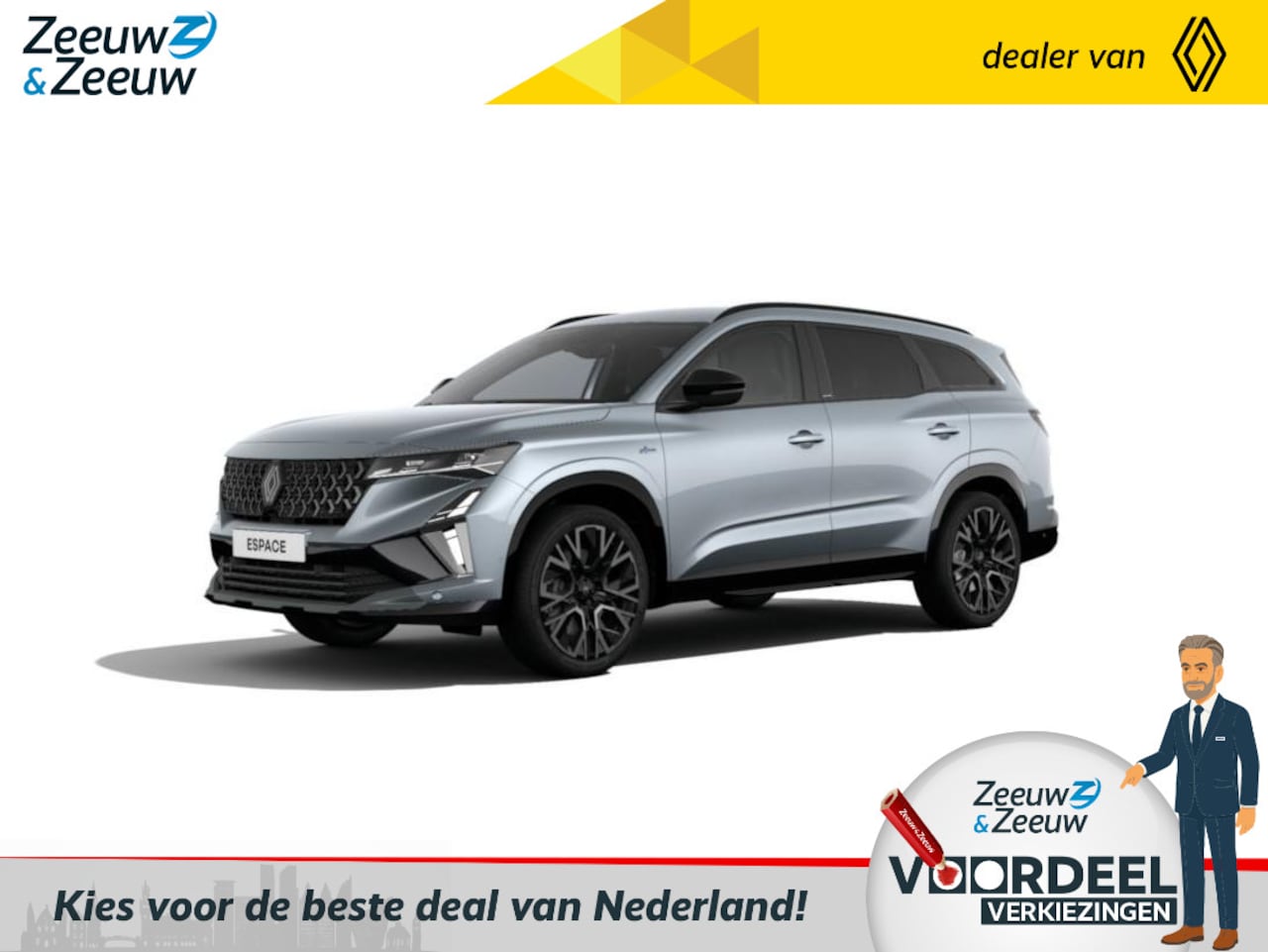 Renault Espace - E-Tech full hybrid 200 esprit Alpine 5p. Nieuw model | Nu te bestellen met € 2000,- kortin - AutoWereld.nl
