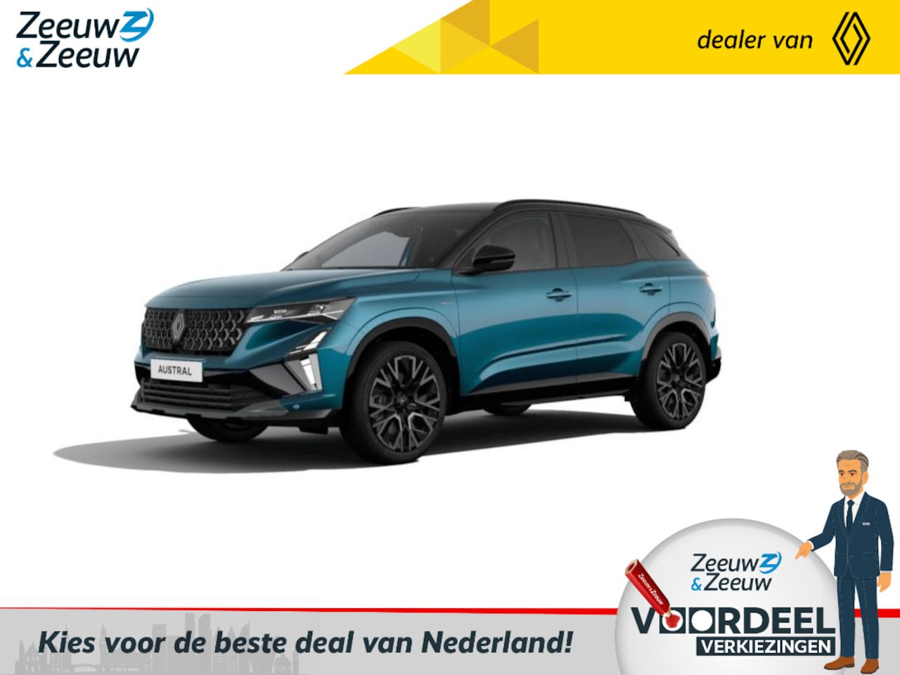 Renault Austral - E-Tech full hybrid 200 Iconic Esprit Alpine Nieuw model | 1x snel leverbaar met € 2000,- k - AutoWereld.nl